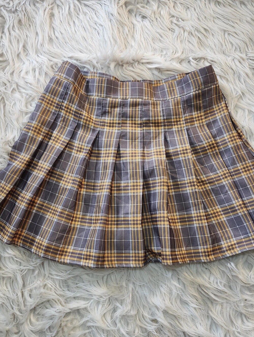 Plaid Skort Runs Small